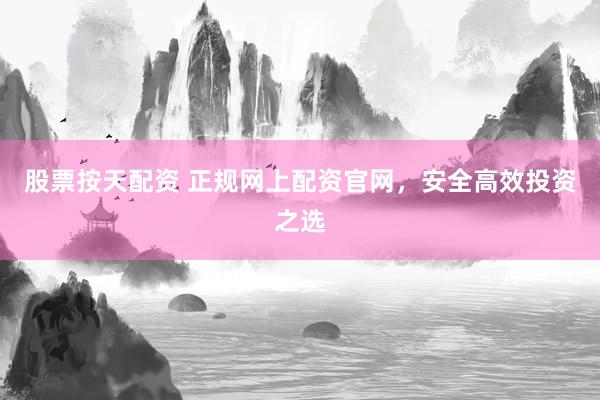 股票按天配资 正规网上配资官网，安全高效投资之选
