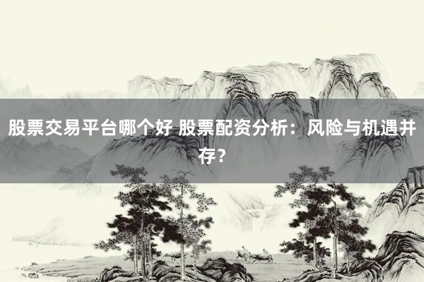股票交易平台哪个好 股票配资分析：风险与机遇并存？