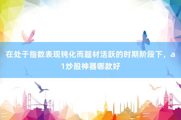 在处于指数表现钝化而题材活跃的时期阶段下，a1炒股神器哪款好