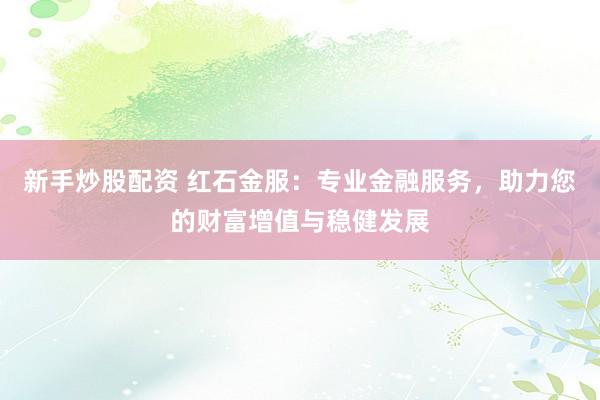 新手炒股配资 红石金服：专业金融服务，助力您的财富增值与稳健发展
